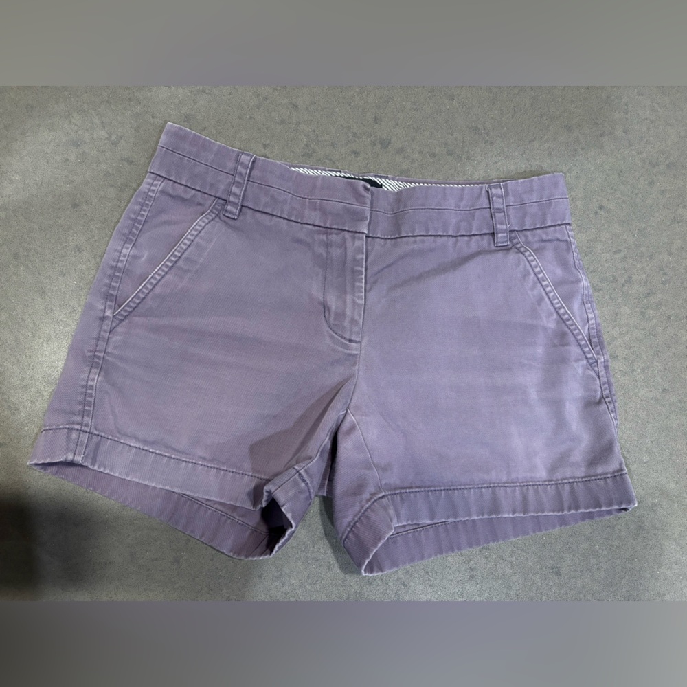 J. Crew Shorts 4” inseam Concord grape purple 00